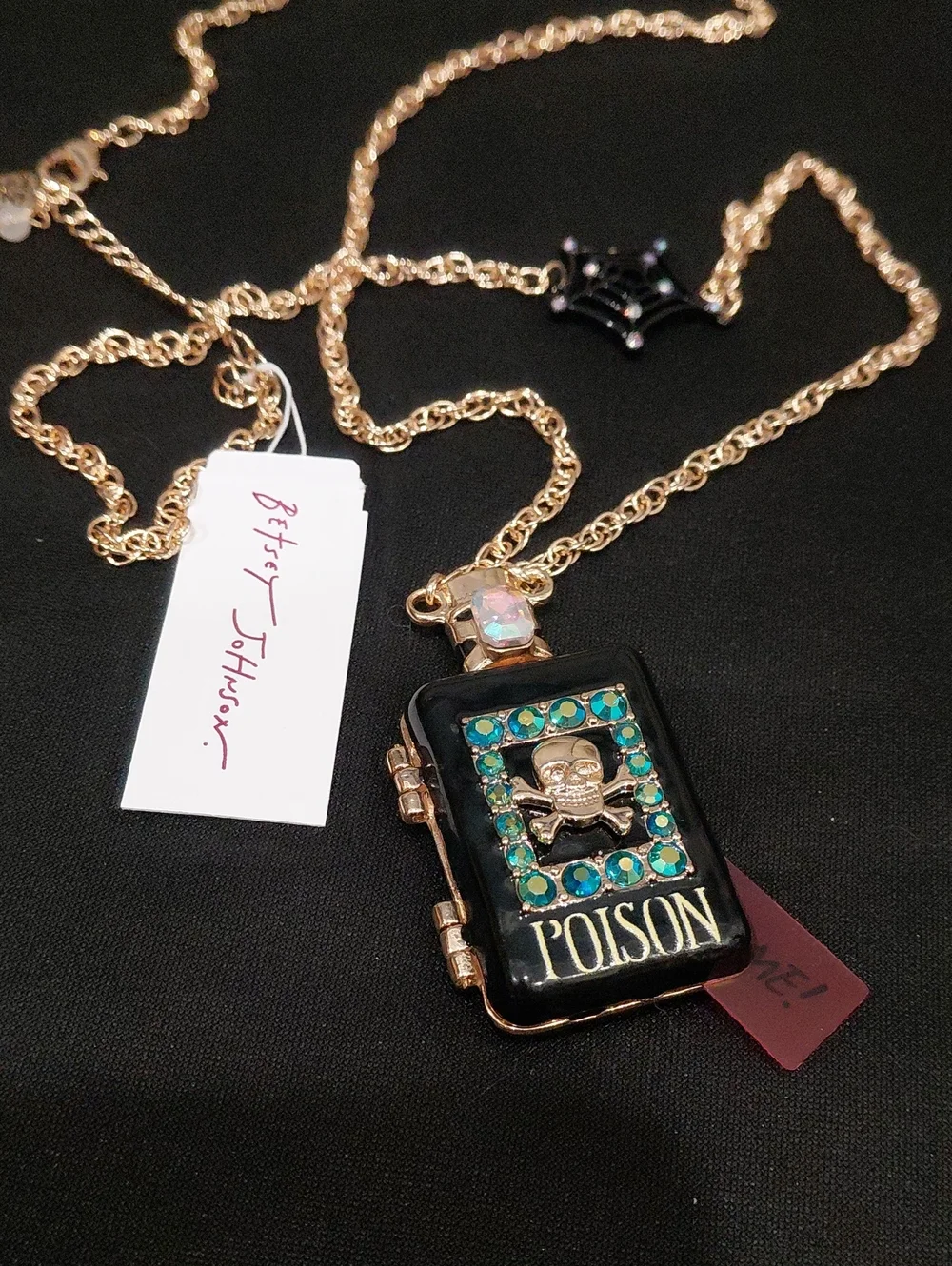 BETSEY JOHMSON Poison Locket Pendant Necklace
